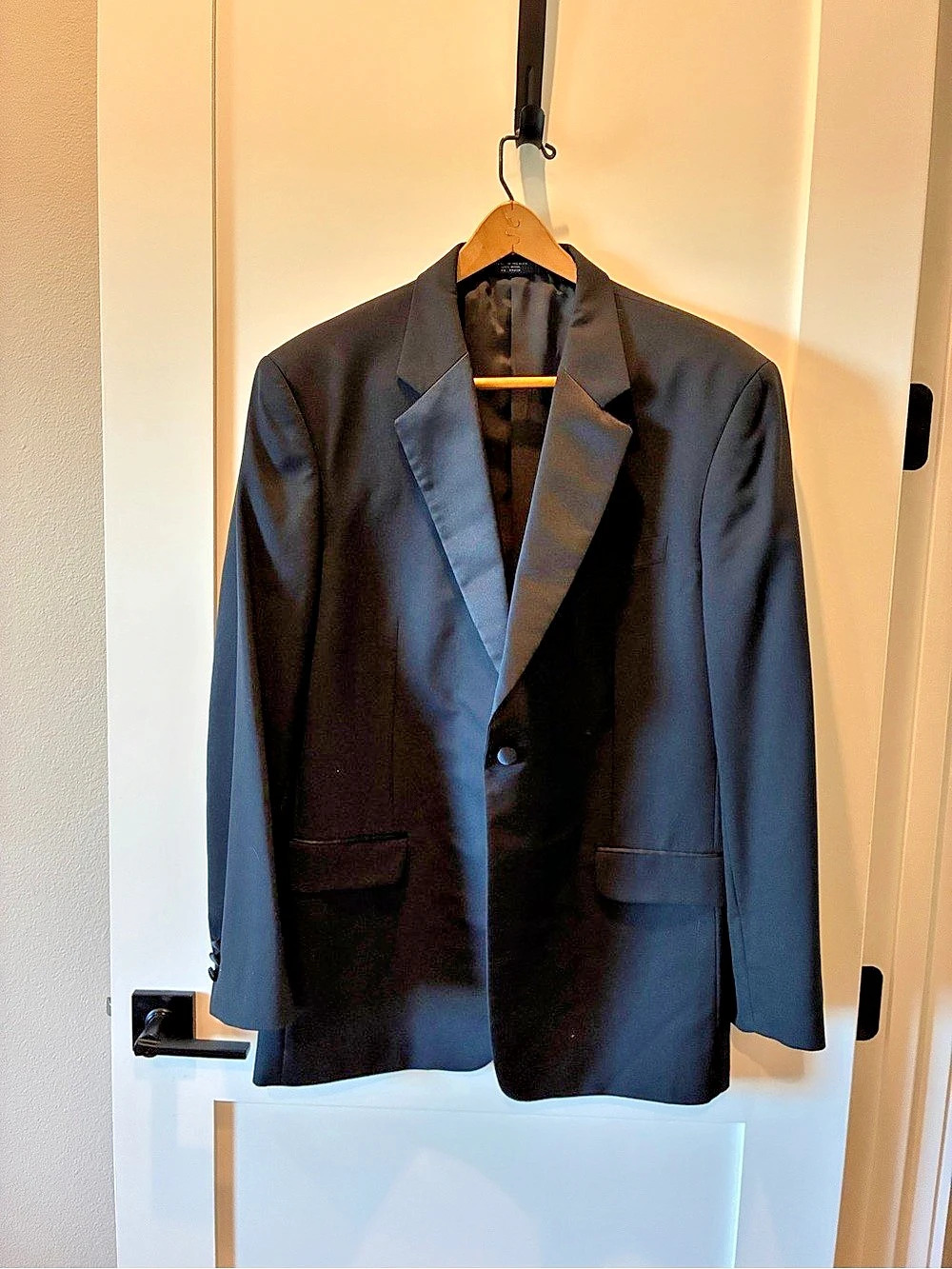 Cricketeer Men's Wool Tuxedo Black Size 42R Like New